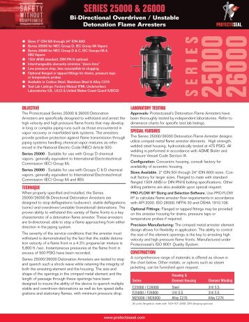 Specification Sheet - Protectoseal