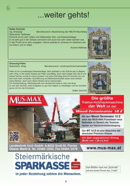 Betriebsleiterlehrgang 2012/2013 - LFS Stainz