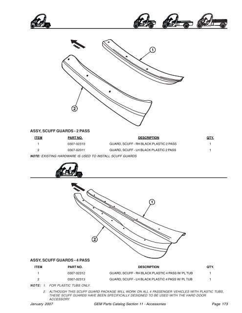 2007 Gem Parts Catalog - Gem Car Parts Direct