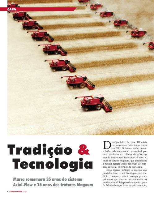 Baixe aqui a versÃƒÂ£o nÃƒÂºmero 37 da revista - Case IH