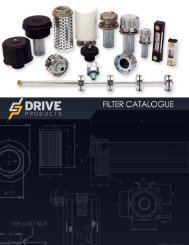 Filter Catalogue - Drive Products