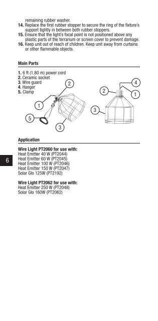 Wire Light - Exo Terra