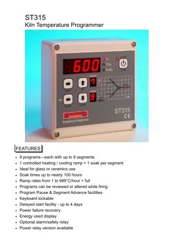 Kiln Temperature Programmer - Stanton Kilns