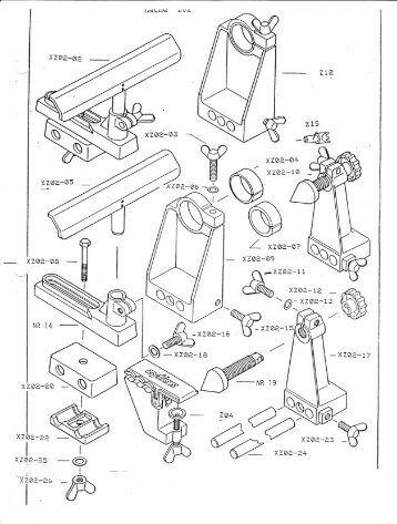 Zyliss Torno Lathe Parts Diagram