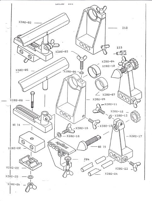 Zyliss Torno Lathe Parts Diagram