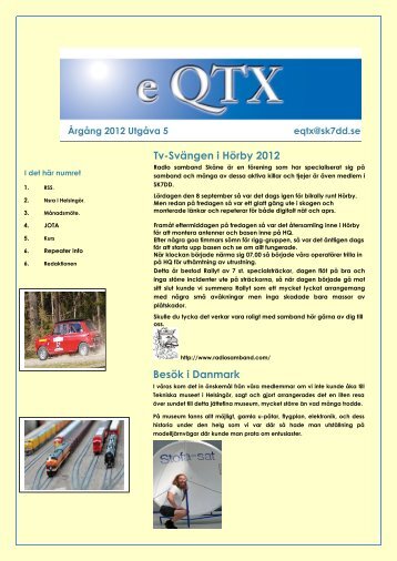e-QTX n5 2012 - SK7DD