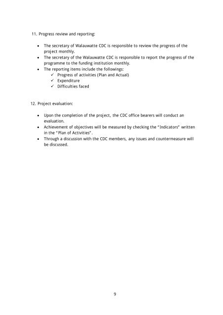 guidelines on the formation of a project proposal - UN HABITAT