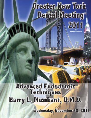 Wednesday, November 30, 2011 - Greater New York Dental Meeting