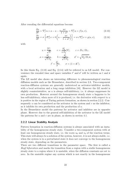 Morphology of Experimental and Simulated Turing Patterns