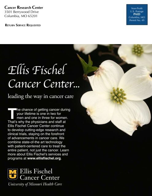 2010 Annual Report - Cancer Research Center