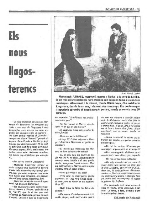 Gener 1985 - Arxiu Municipal de Llagostera - Ajuntament de ...