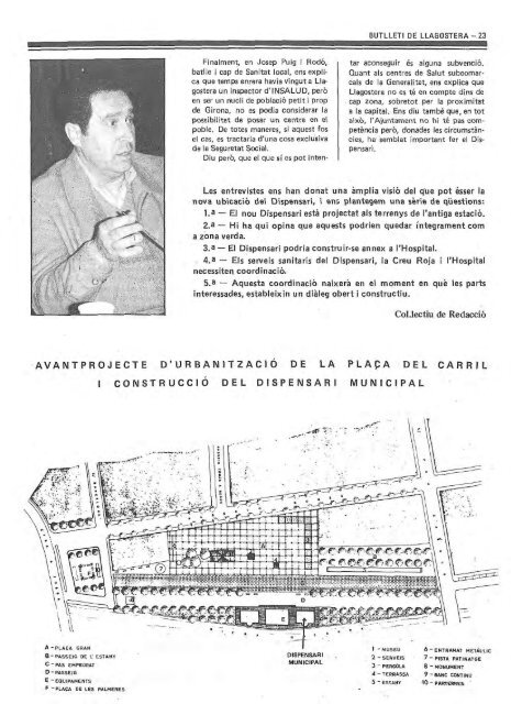 Gener 1985 - Arxiu Municipal de Llagostera - Ajuntament de ...