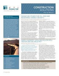 construction solutions - FTI Consulting