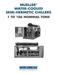 CR-1277 Water Cooled Chillers - Paul Mueller Company