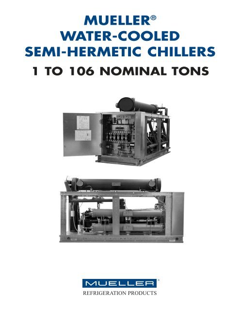 CR-1277 Water Cooled Chillers - Paul Mueller Company