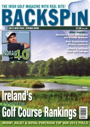 mount juliet & royal portrush top our 2012 polls - Backspin Golf ...