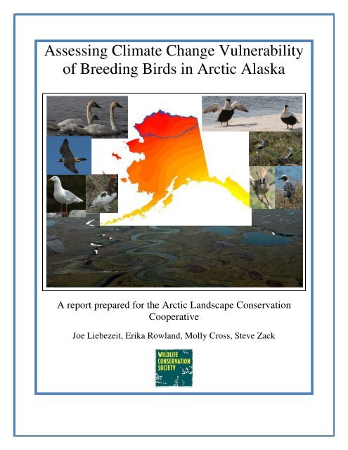 Assessing Climate Change Vulnerability of Breeding Birds in Arctic ...