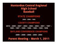 March 1, 2011 - Hunterdon Central Regional High School