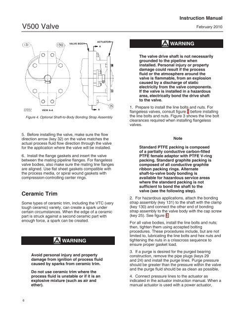 Fisher V500 Rotary Control Valve