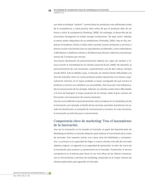 Revista de negocios Internacionales Vol 4 Nº 2 - Universidad EAFIT