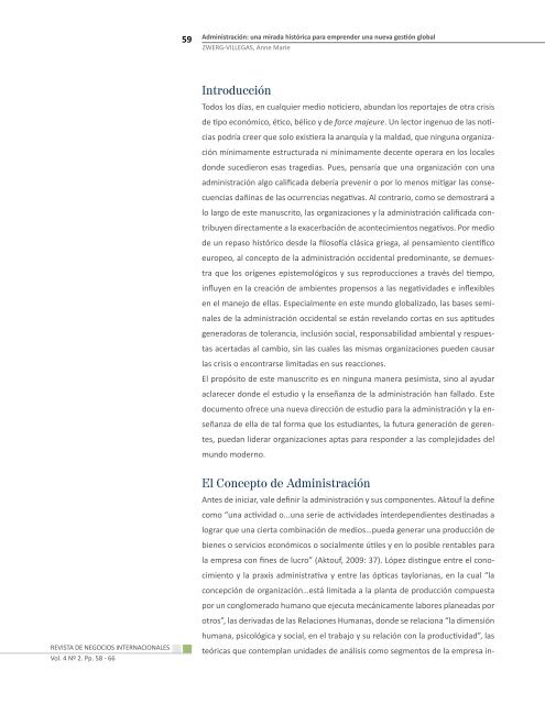 Revista de negocios Internacionales Vol 4 Nº 2 - Universidad EAFIT