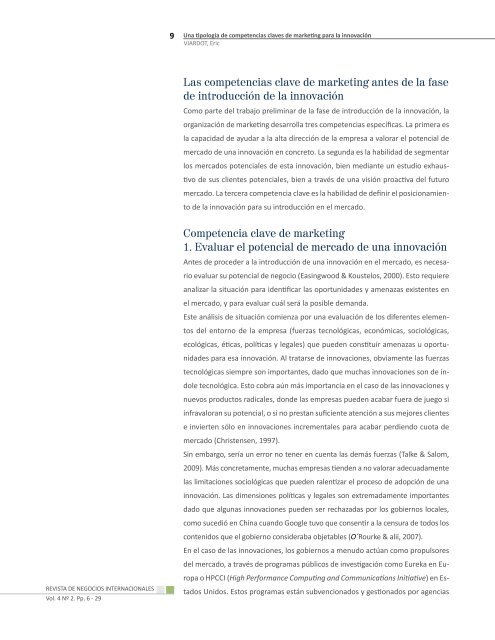 Revista de negocios Internacionales Vol 4 Nº 2 - Universidad EAFIT