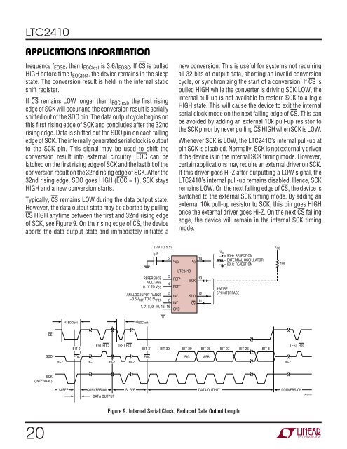 LTC2410 24-Bit No Latency âÎ£TM ADC with Differential Input and ...