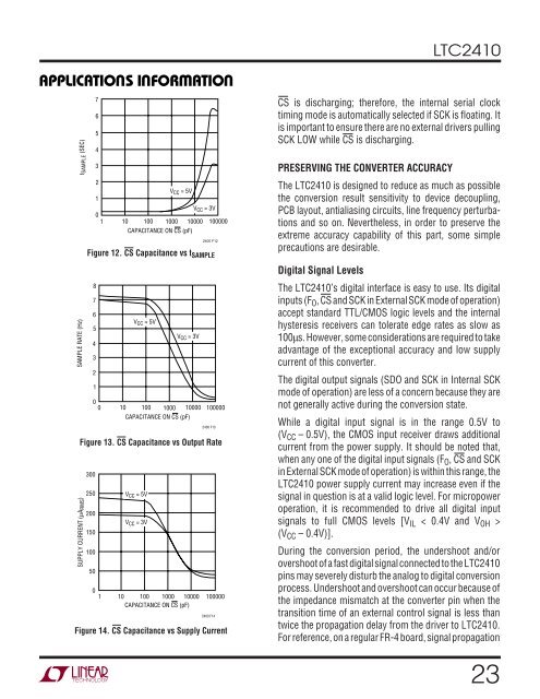 LTC2410 24-Bit No Latency âÎ£TM ADC with Differential Input and ...