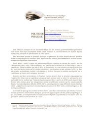 POLITIQUE PUBLIQUE1 - Dictionnaire encyclopÃ©dique de l ...