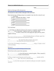 Physics 3A: Building Bridges Lab