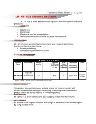 LK- AF- 525 Silicone Antifoam - ELKAY SILICONES