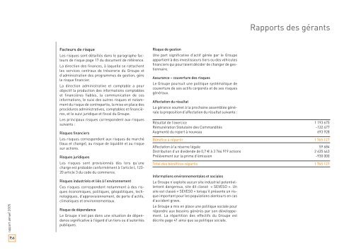 Rapport annuel 2005 - touax group