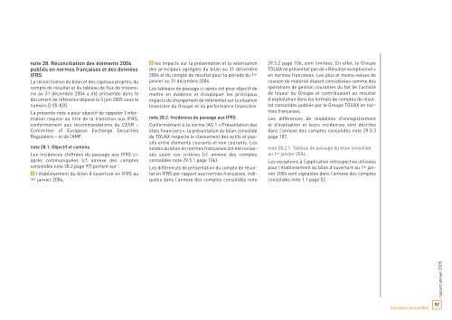 Rapport annuel 2005 - touax group