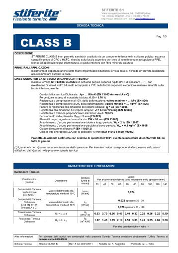 CLASS B - Stiferite Srl