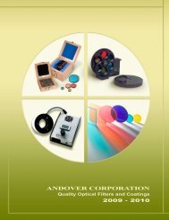 Andover Corporation 2009-2010 Catalog - Quimlab