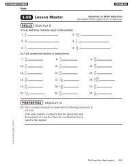 Lesson Master 1-5B