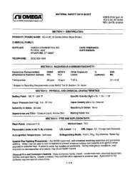OMEGA Engineering Inc. , Material Safety Data Sheet ( MSDS ) - GG ...