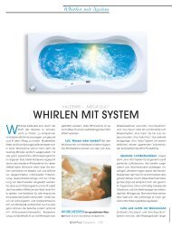 Whirlpool Magazin 01/2008 - Kaldewei - Whirlpool-zu-Hause.de