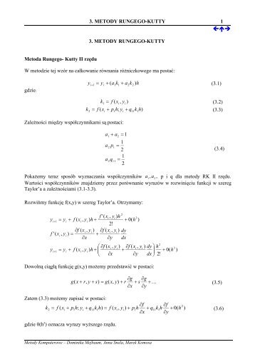 3. metody rungego-kutty