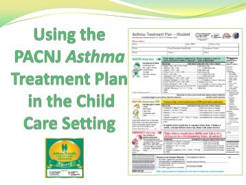 Understanding the PACNJ Asthma Treatment Plan - The Pediatric ...