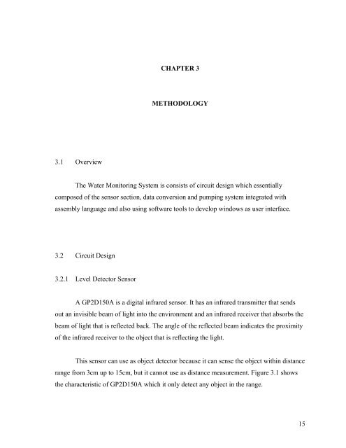 CHAPTER 3 METHODOLOGY 3.1 Overview The Water Monitoring ...