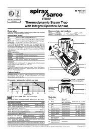 TD32F Flanged Thermodynamic Steam Trap - Spirax Sarco
