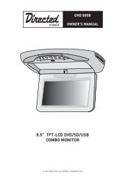 8.5â TFT-LCD DVD/SD/USB COMBO MONITOR - DirectedDealers.com