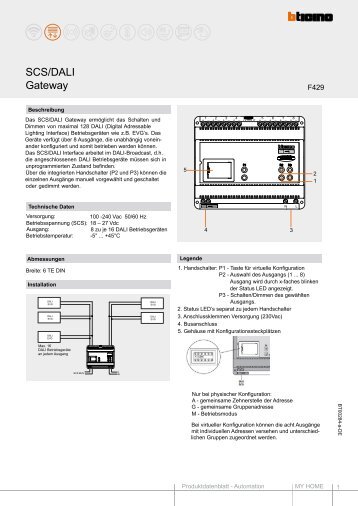 SCS/DALI Gateway - Legrand