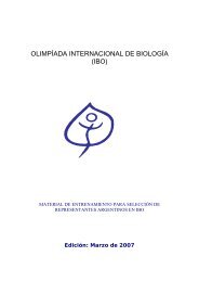 ibo - OlimpÃ­ada Argentina de BiologÃ­a