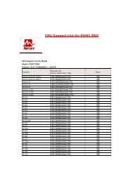 CPU Support List for PVM7 PRO.pdf - Mercury