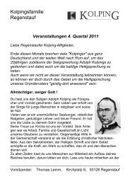 Kolpingsfamilie Regenstauf - Regenstauf-Blog