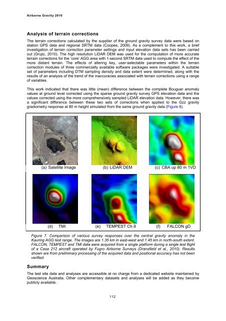 Airborne Gravity 2010 - Geoscience Australia