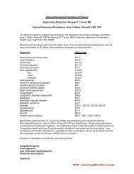 Clinical Pharmacist Practitioner Protocol