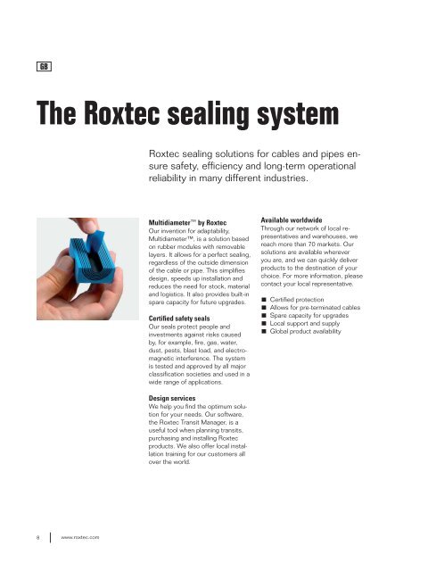 Guía de instalación Roxtec